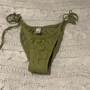 Never worn sage green bikini bottoms